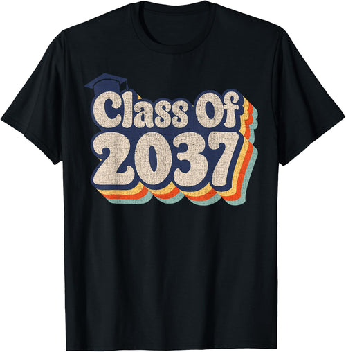 Funny Vintage Class Of 2037 Future Graduates Graduation