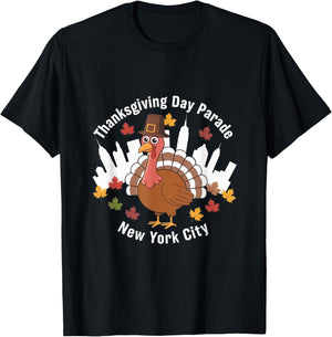 Thanksgiving Day Parade New York City T-Shirt - T-Shirt | Black