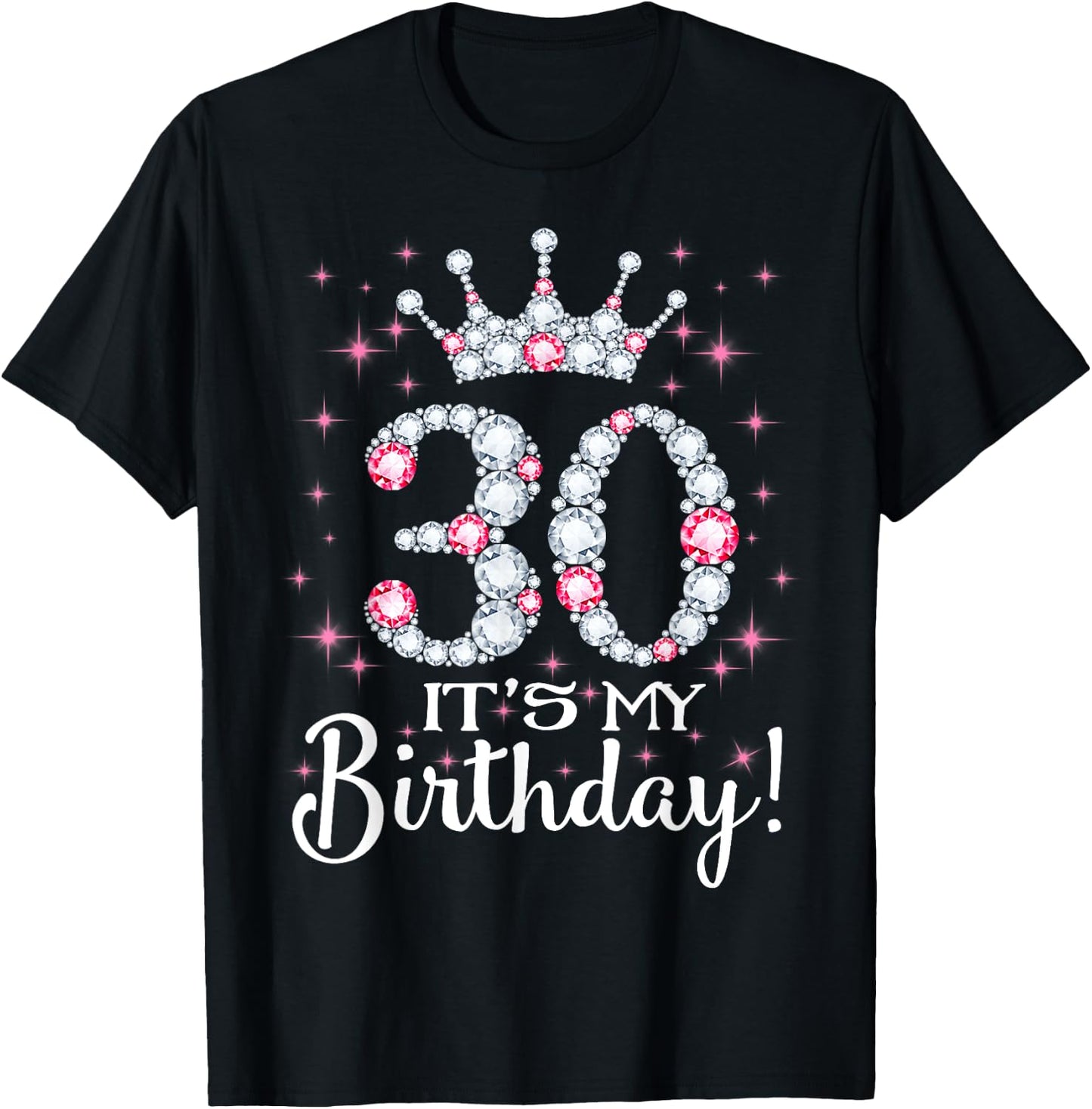30 It's My Birthday 1989 30Th Birthday Gift T-Shirt - T-Shirt | Black