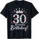 30 It's My Birthday 1989 30Th Birthday Gift T-Shirt - T-Shirt | Black