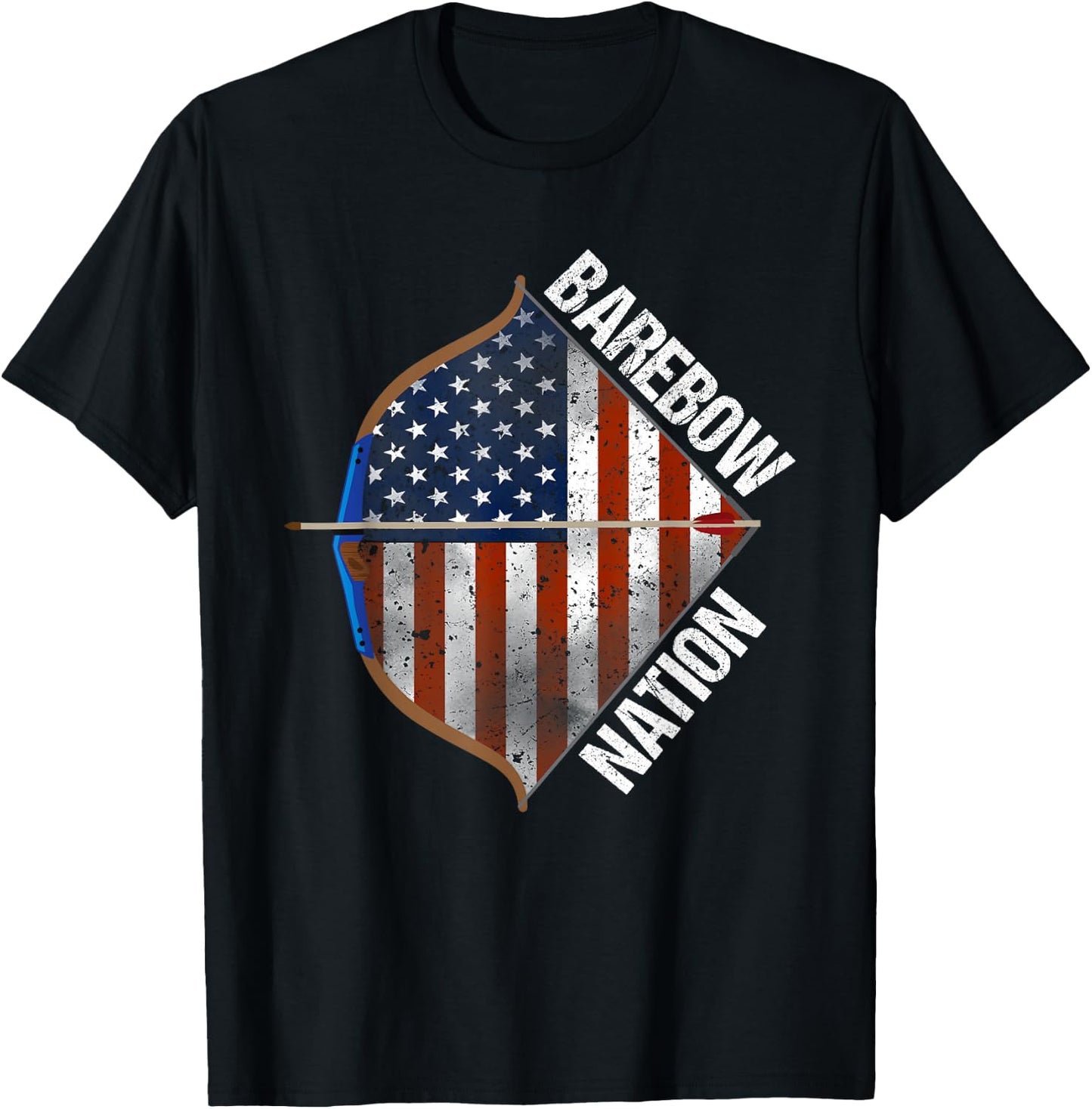 Barebow Nation Recurve Archery T-Shirt - T-Shirt | Black
