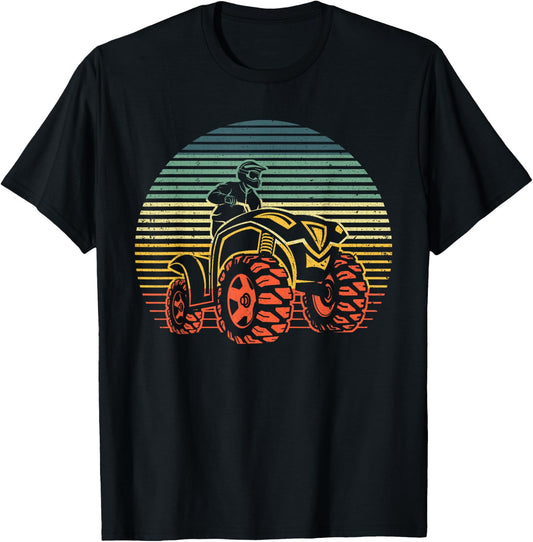 Cool ATV Art Women Quad Off Road Riding 4 Wheeler T-Shirt - T-Shirt | Black