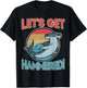 Hammerhead Funny Shark Gifts Shirts, Let's Get Hammered T-Shirt - T-Shirt | Black