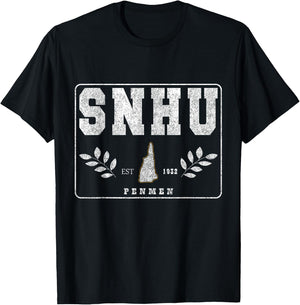SNHU Arch Retro College University Athletic Sports T-Shirt - T-Shirt | Black