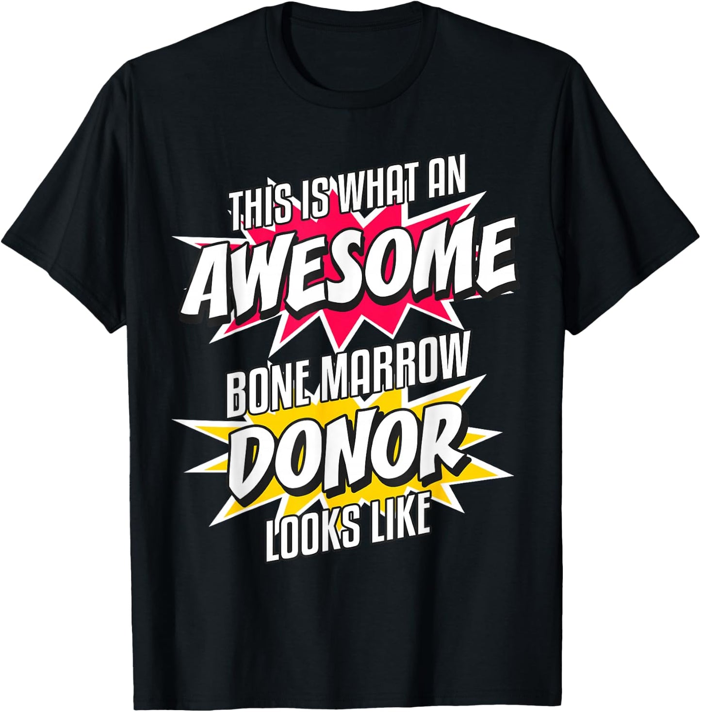 Bone Marrow Donor Transplant Thank You Gift Donation Present T-Shirt - T-Shirt | Black