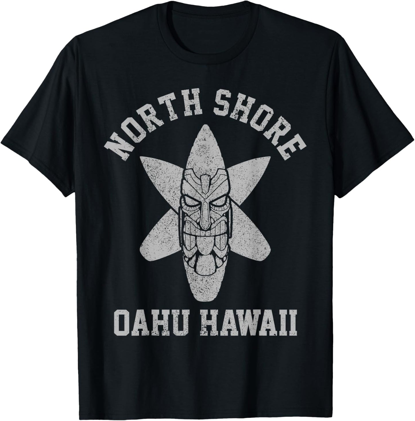 Oahu Hawaii North Shore Surf Beach Surf Surfer Gift T-Shirt - T-Shirt | Black