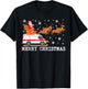 Ambulance Santa Claus Sleigh Christmas For EMS Pajama T-Shirt - T-Shirt | Black