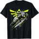 Legend of Zelda Link Neon Green Crest Small T-Shirt - T-Shirt | Black