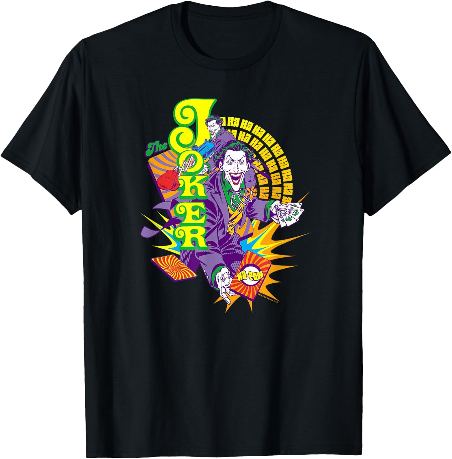 Batman the Joker Raw Deal T-Shirt - T-Shirt | Black