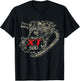 XT 500 engine retro distressed design T-Shirt - T-Shirt | Black