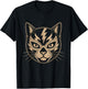 Lucha Libre Cat Mexican Wrestling Mask El Gato Luchador T-Shirt - T-Shirt | Black