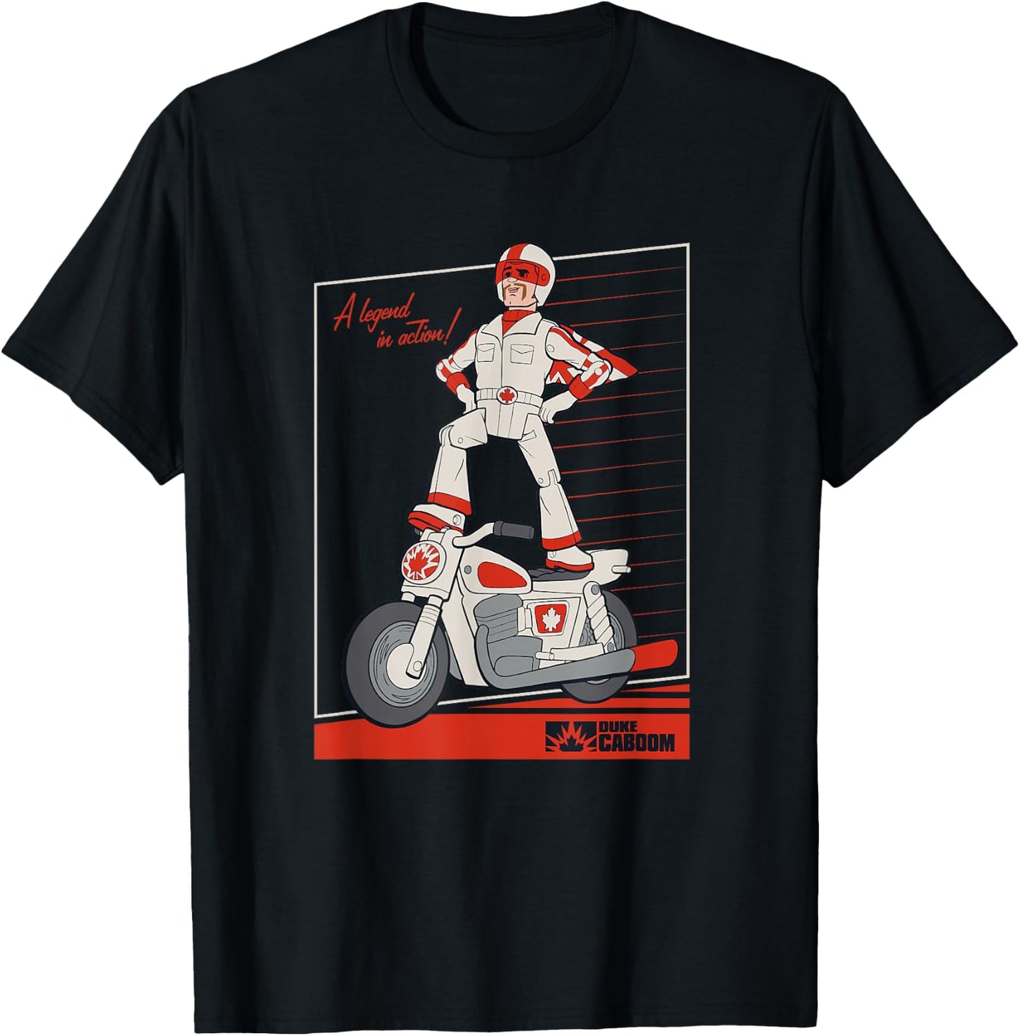 Disney Pixar Toy Story 4 Duke Caboom Legend T-Shirt - T-Shirt | Black