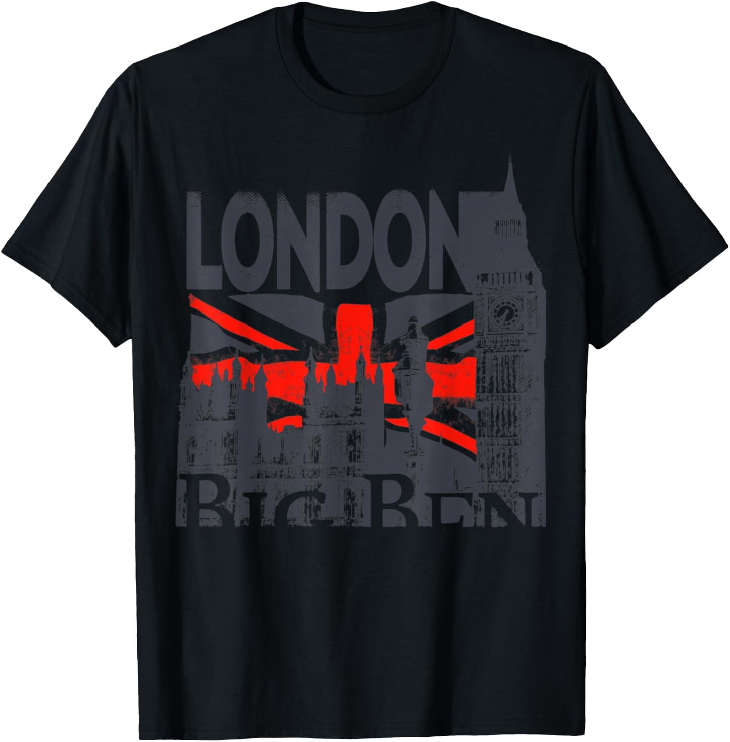 London Big Ben T-Shirt - T-Shirt | Black