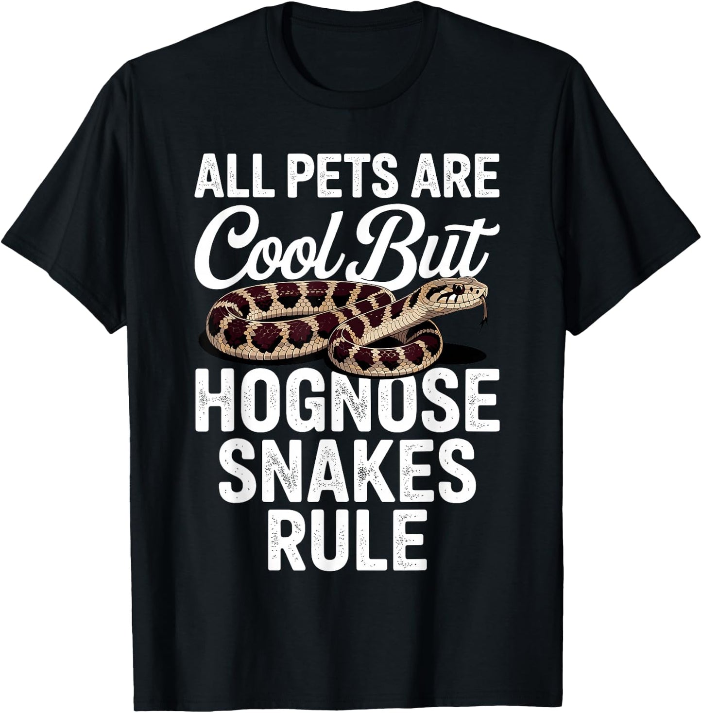 Cool Hognose Snake Art Women Herpetology Hognose T-Shirt - T-Shirt | Black