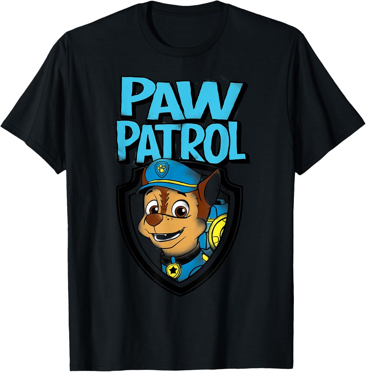 PAW Patrol Police Pup Chase! T- Shirts T-Shirt - T-Shirt | Black