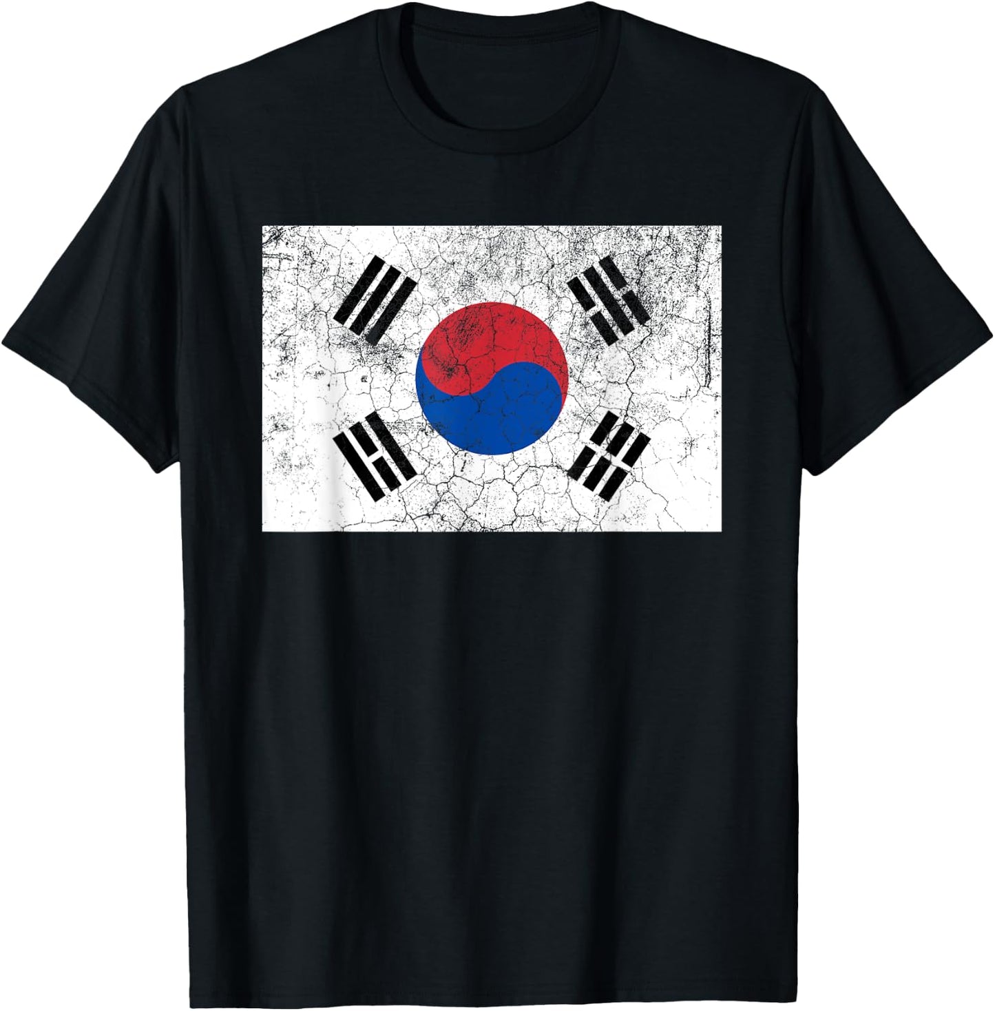 Flag of South Korea Shirt Korean Flag T-Shirt - T-Shirt | Black