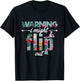 Warning I Might Flip Out Gymnastics Flower Girl Gift T-Shirt - T-Shirt | Black