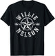 Willie Nelson Star Logo T-Shirt - T-Shirt | Black