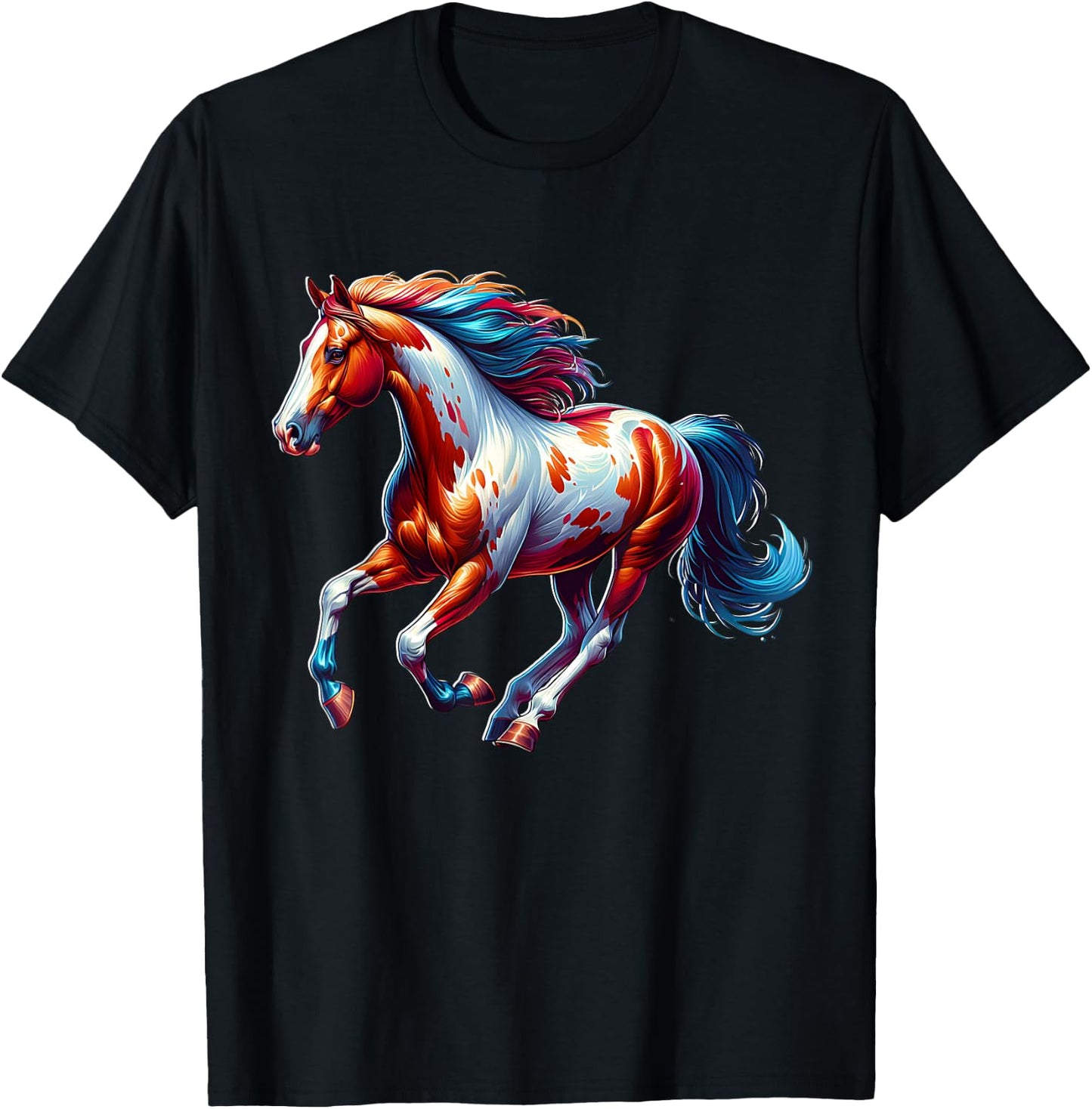 Paint Horse Design American Paint Horse T-Shirt - T-Shirt | Black