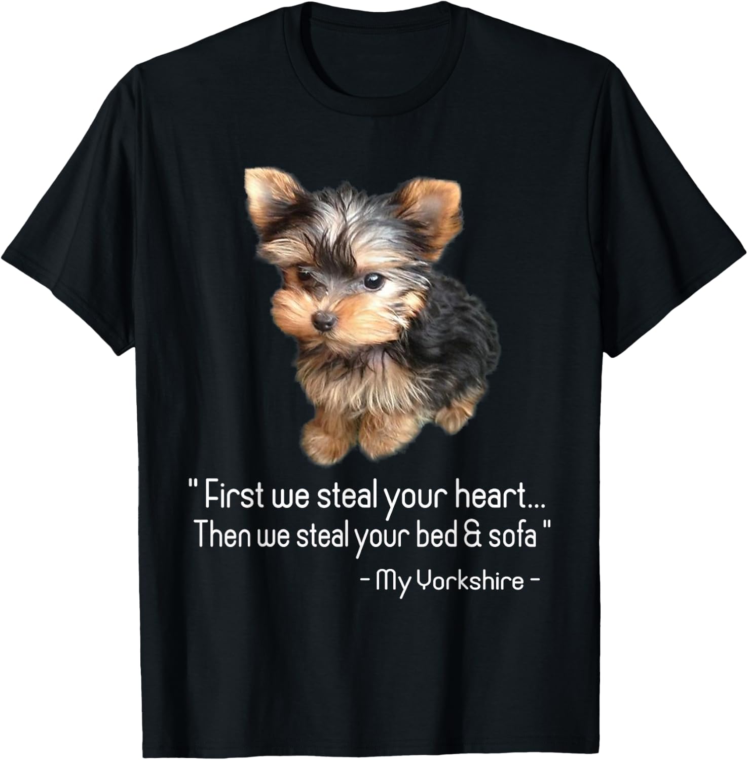 Yorkie T-Shirt - T-Shirt | Black
