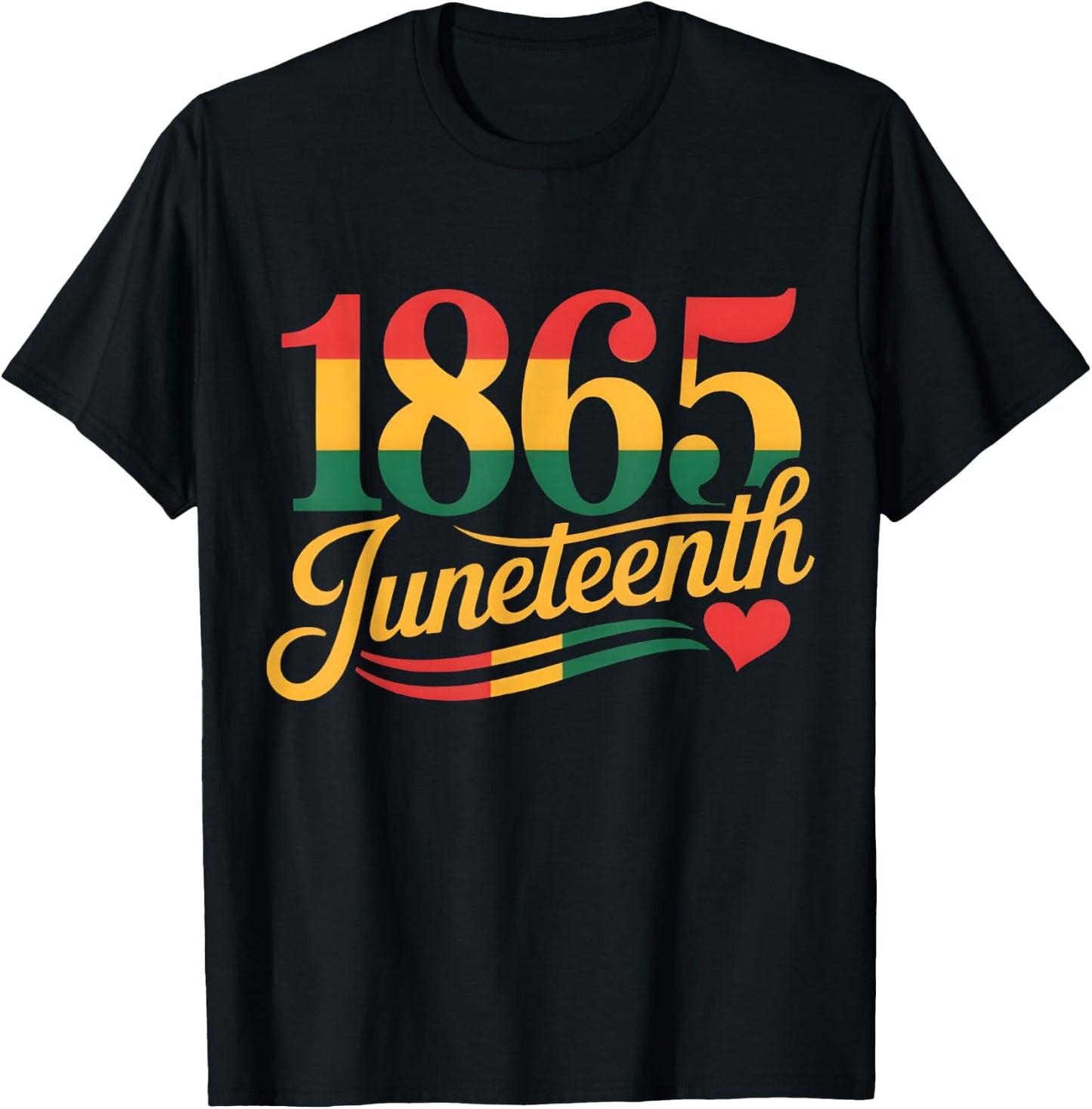Juneteenth 1865 African American Black History Men Women Kid T-Shirt - T-Shirt | Black
