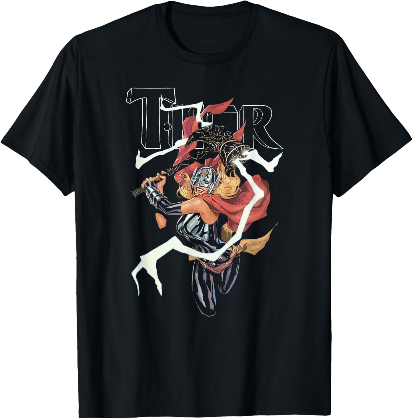 Marvel Thor Jane Foster War of the Realms #6 T-Shirt - T-Shirt | Black