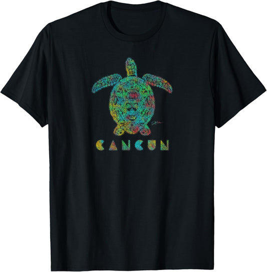 JCombs: Cancun Sea Turtle T-Shirt - T-Shirt | Black