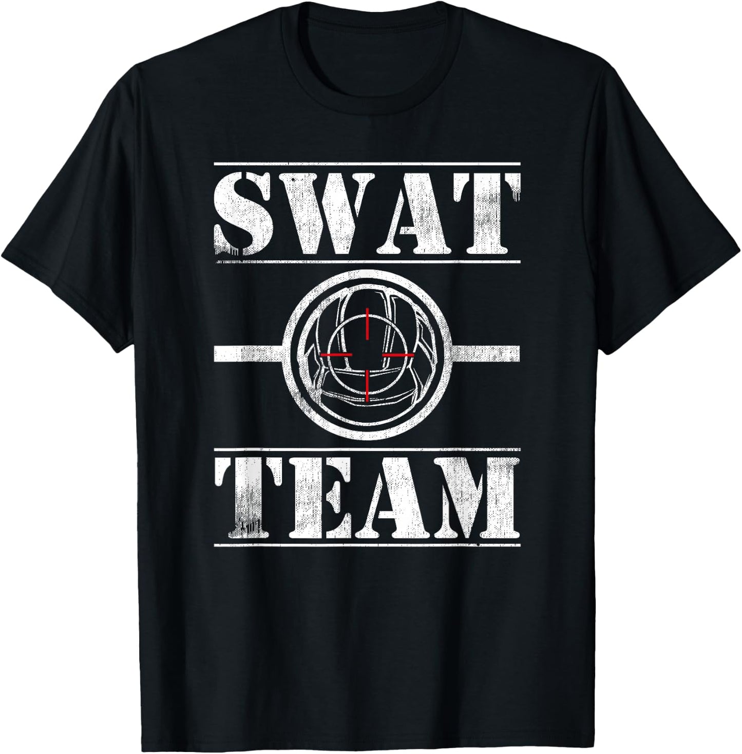Funny Vollyball Team - Swat Crosshair T-Shirt - T-Shirt | Black