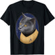 Star Trek: The Original Series Ensign Chekov Cat Portrait T-Shirt - T-Shirt | Black