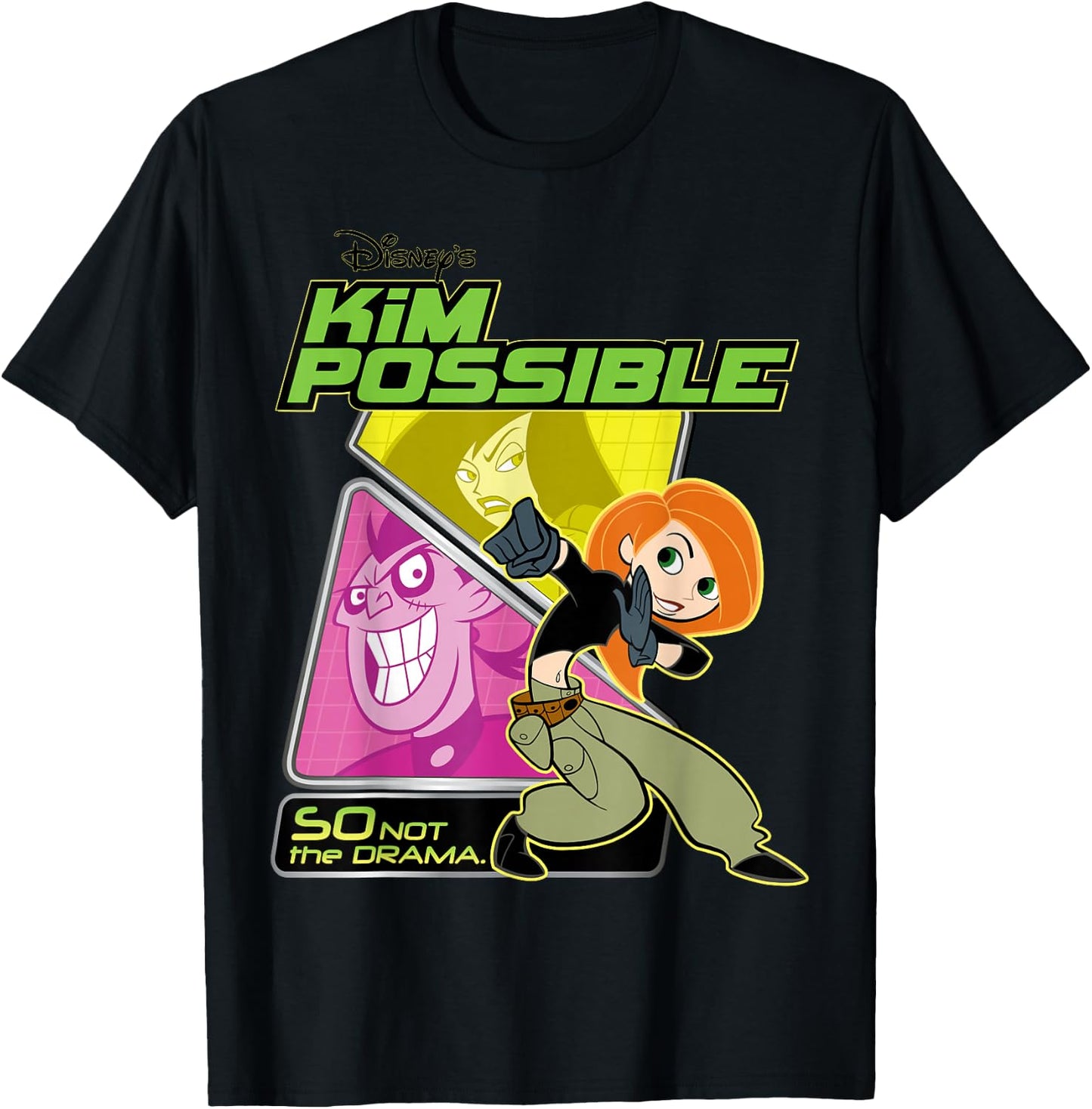 Kim Possible - So Not The Drama Villains T-Shirt - T-Shirt | Black