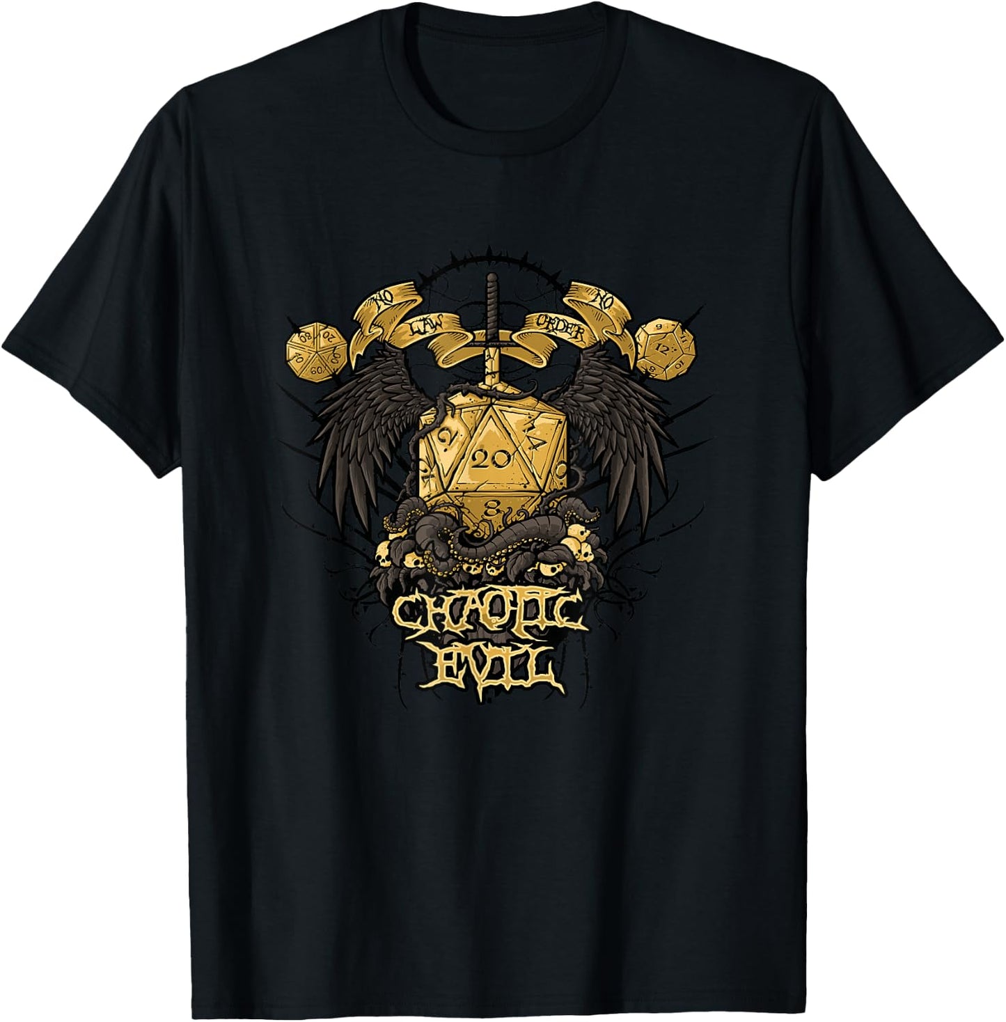 Chaotic Evil T-Shirt - T-Shirt | Black