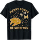Star Wars Christmas Merry Force Be With You Cookies T-Shirt - T-Shirt | Black