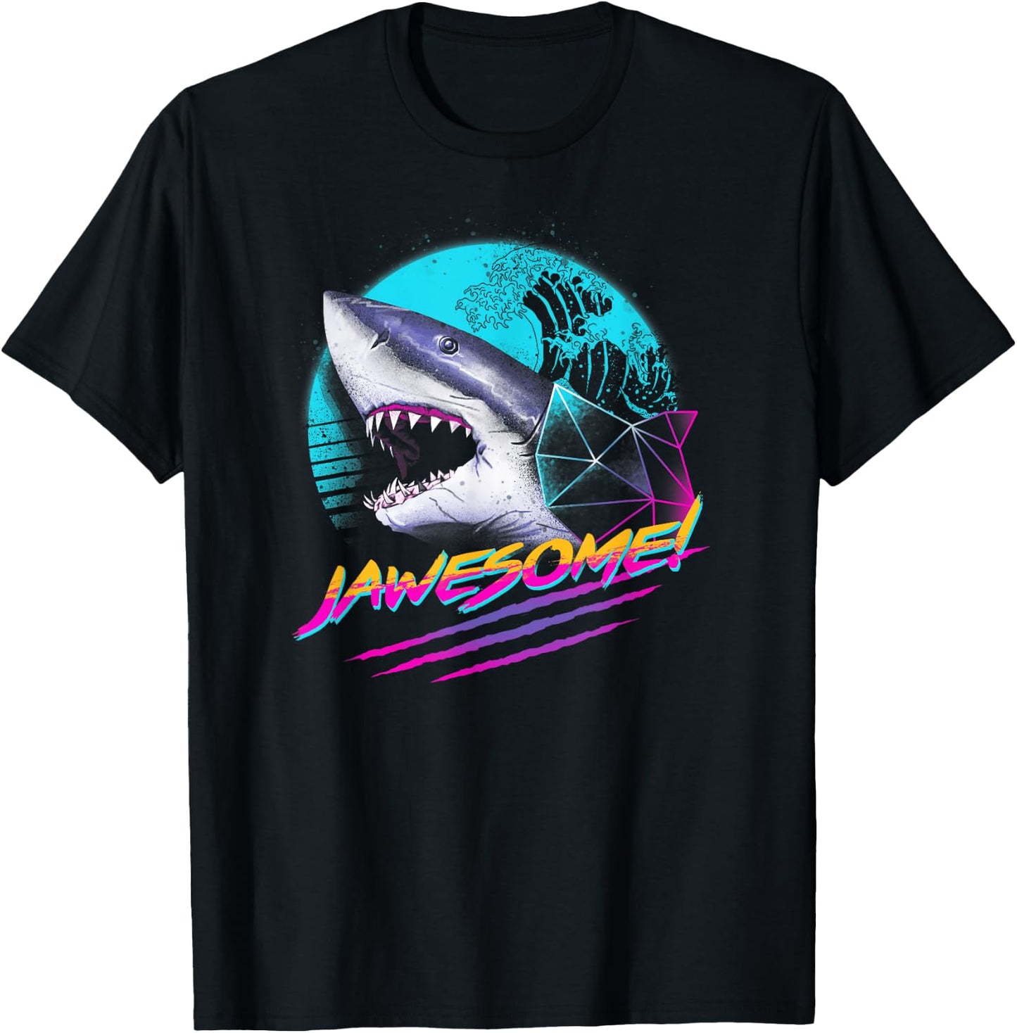 Jawesome Retro T-Shirt - T-Shirt | Black