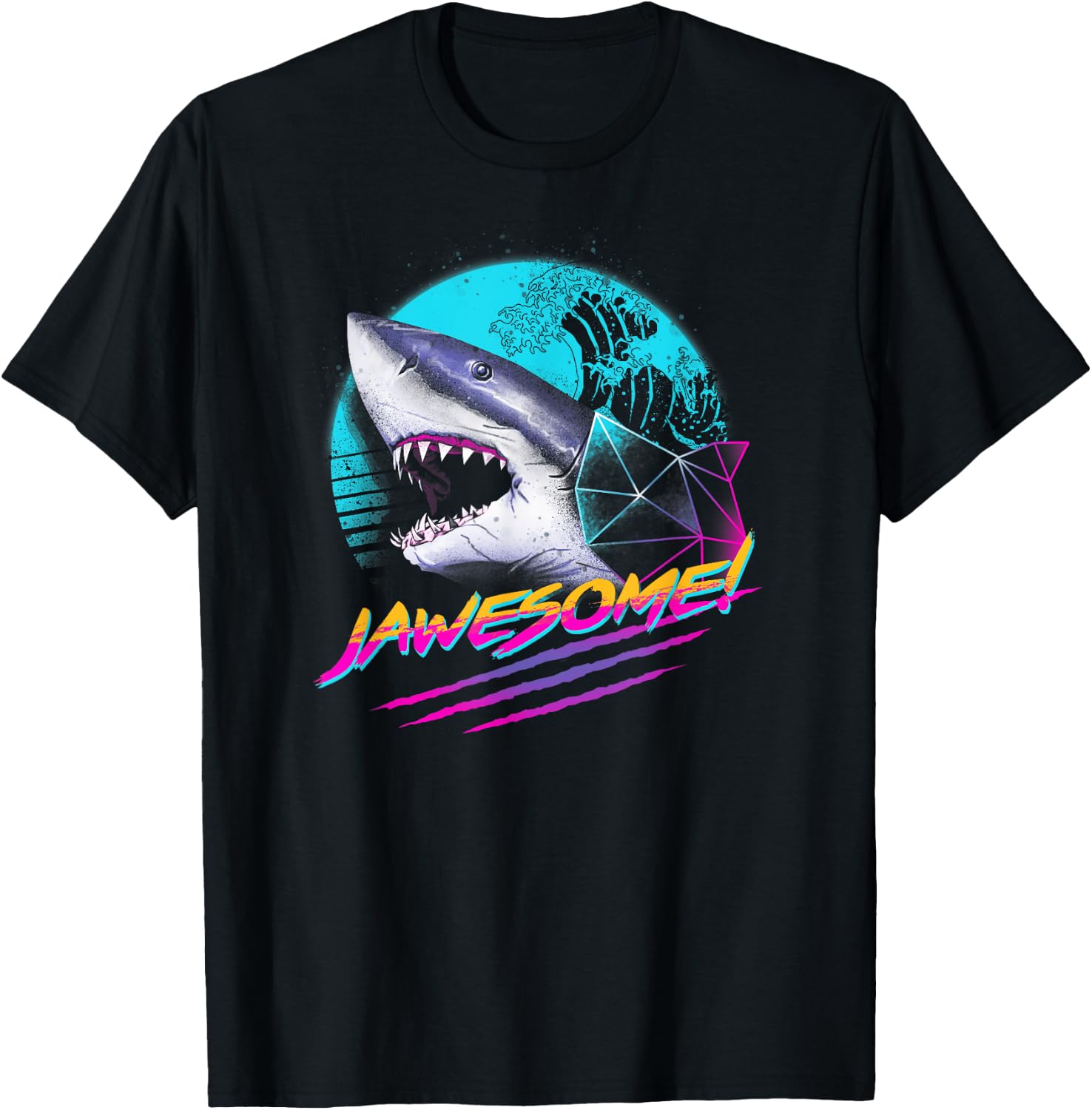 Jawesome Retro T-Shirt - T-Shirt | Black