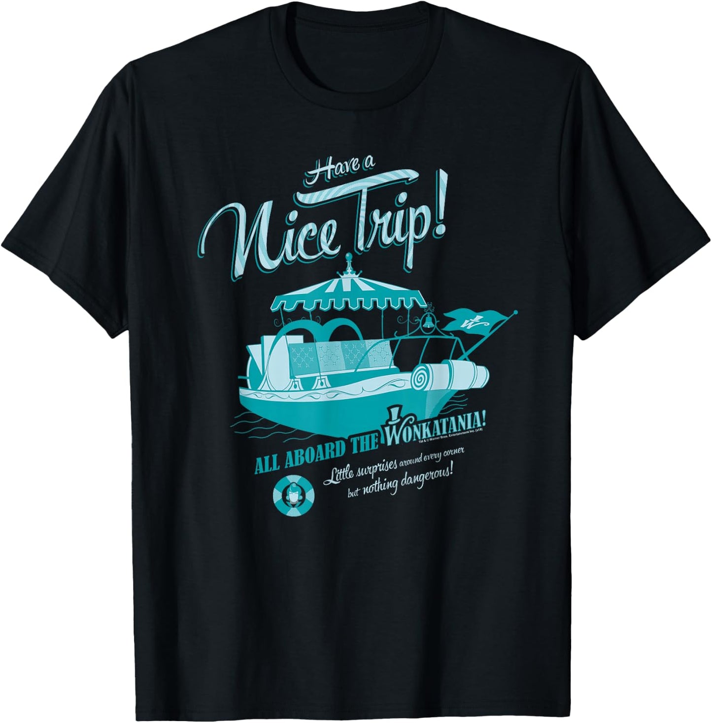 Willy Wonka Wonkitania T-Shirt - T-Shirt | Black