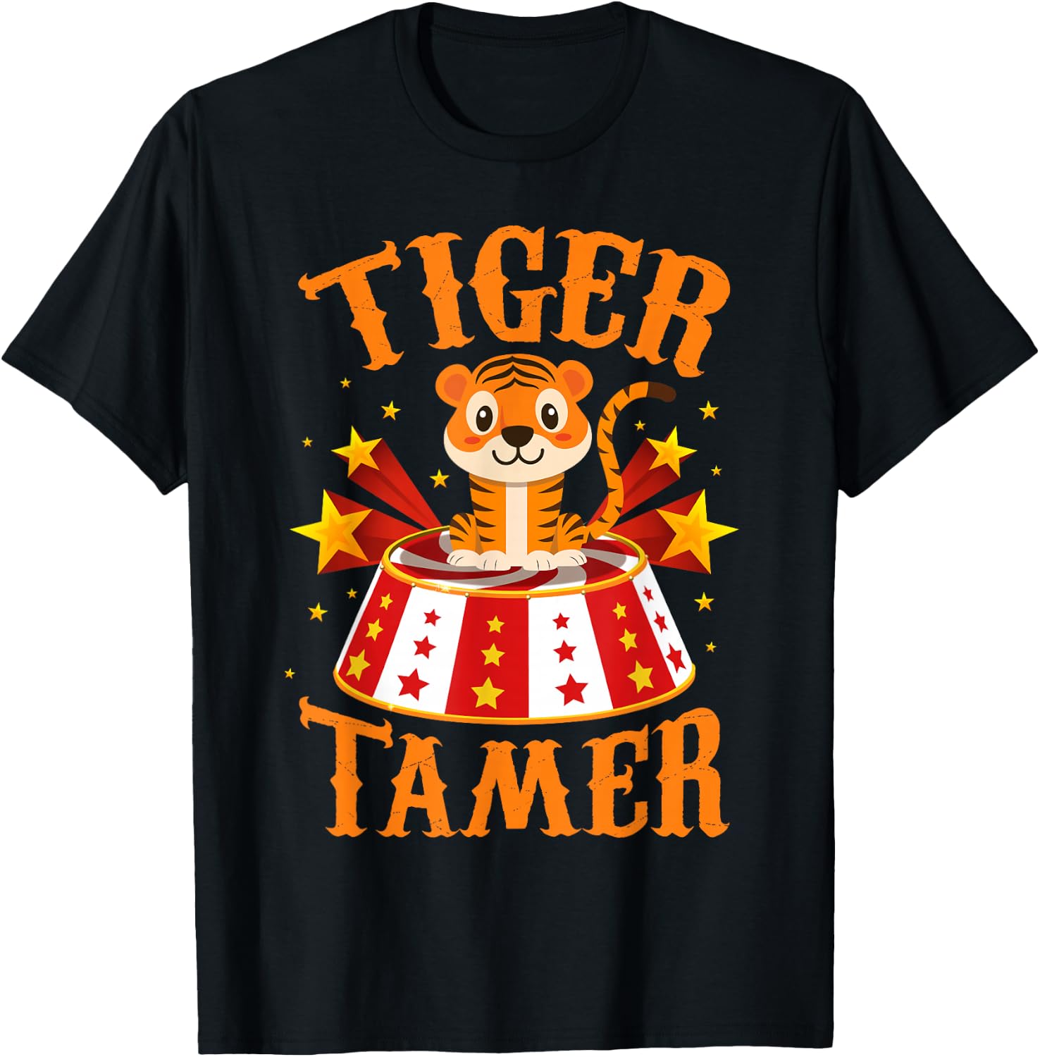 Circus Tiger Shirts - Circus Shirts - Circus Tiger Costume T-Shirt - T-Shirt | Black