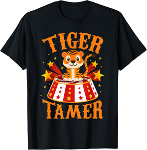 Circus Tiger Shirts - Circus Shirts - Circus Tiger Costume T-Shirt - T-Shirt | Black