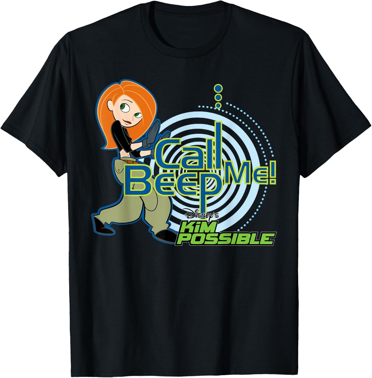 Kim Possible - Call Me Beep Me T-Shirt - T-Shirt | Black