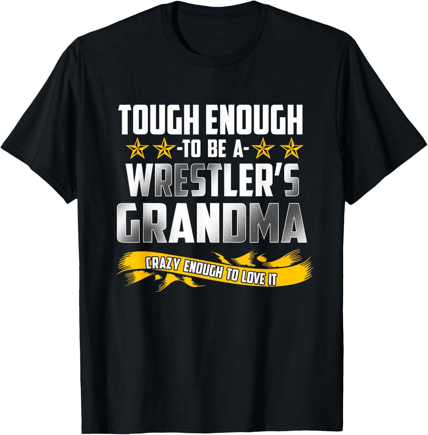 Wrestling Grandma Funny Wrestler T Shirt Gift T-Shirt - T-Shirt | Black