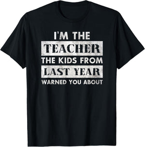 Funny Sarcastic Teacher Shirts Warning Back To School Gift T-Shirt - T-Shirt | Black