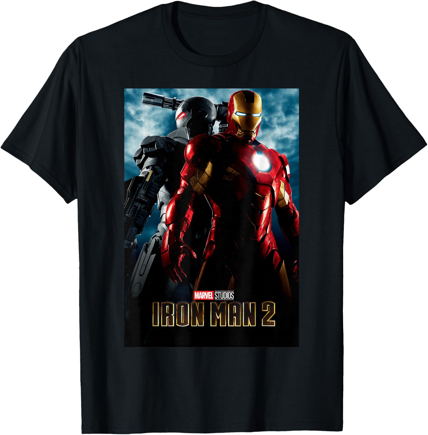 Marvel Studios Iron Man 2 Movie Poster Graphic T-Shirt - T-Shirt | Black