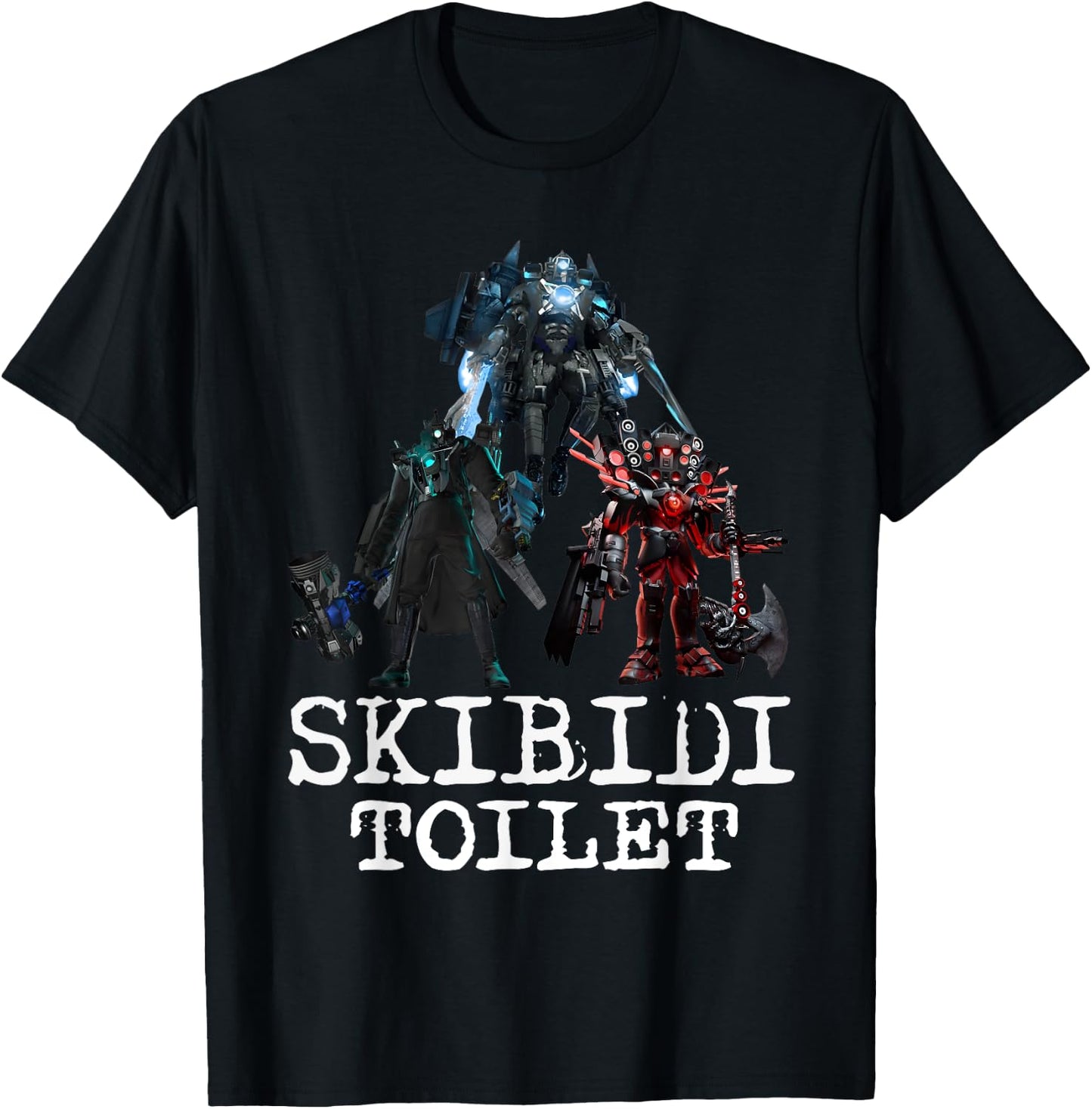 Birthday Boy Gifts for Kids, Adults Skibidi toilet T-Shirt - T-Shirt | Black