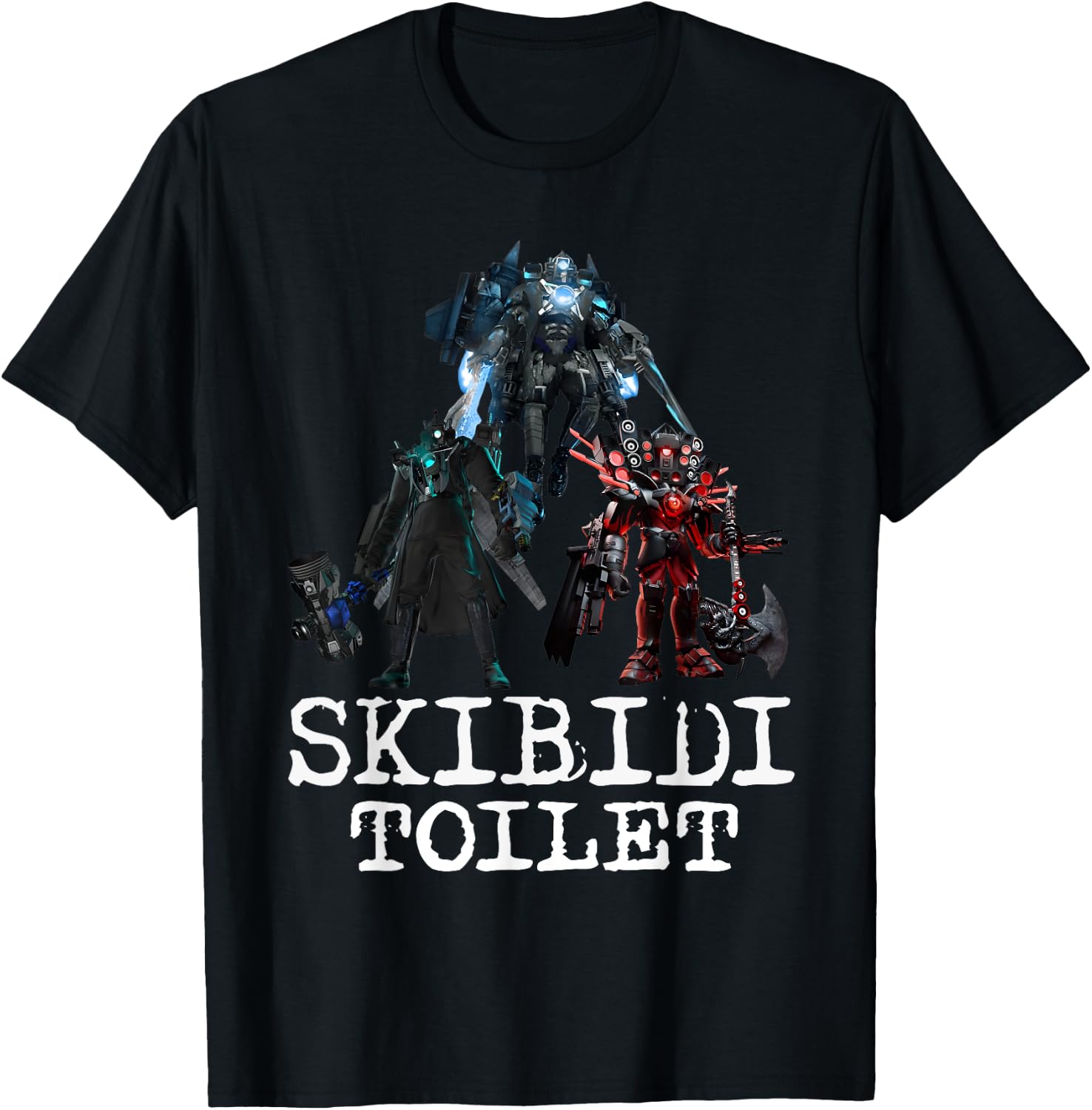 Birthday Boy Gifts for Kids, Adults Skibidi toilet T-Shirt - T-Shirt | Black