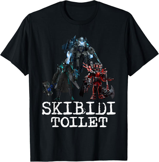 Birthday Boy Gifts for Kids, Adults Skibidi toilet T-Shirt - T-Shirt | Black