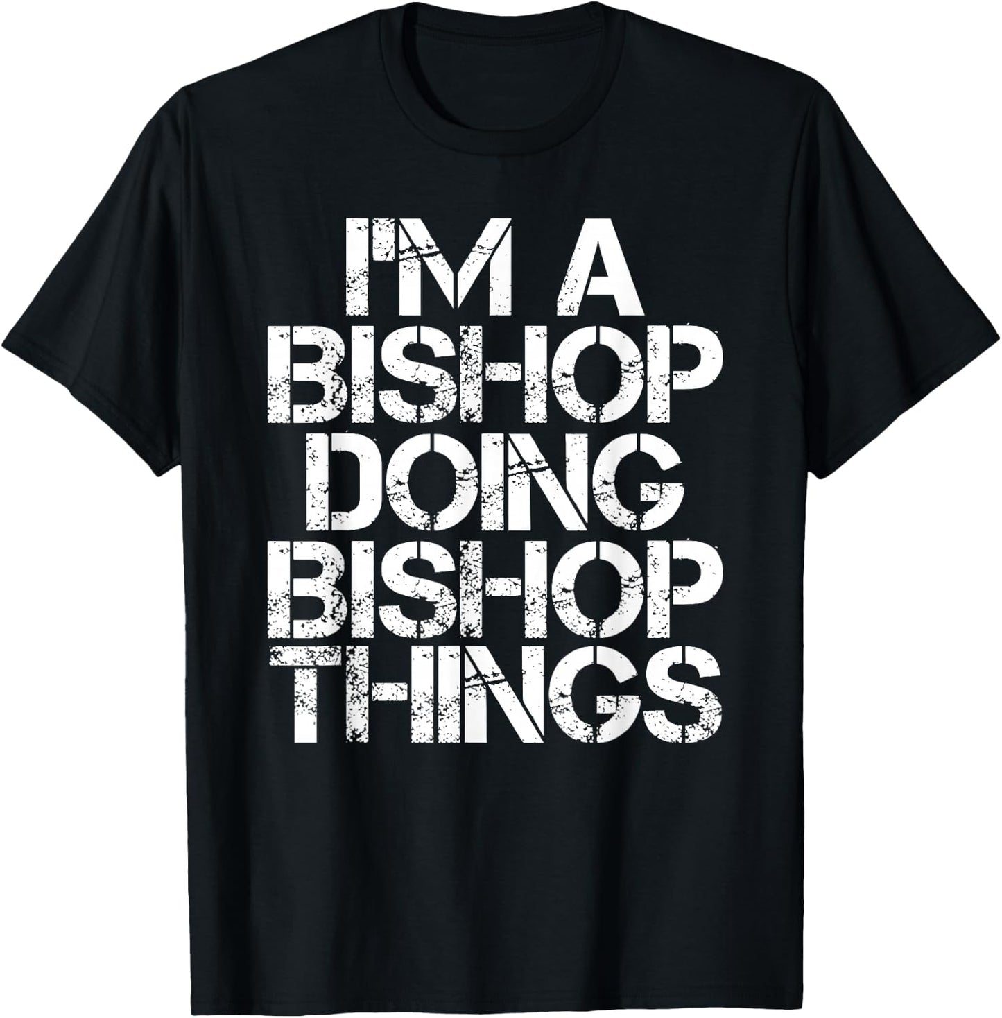 BISHOP Funny Surname Family Tree Birthday Reunion Gift T-Shirt - T-Shirt | Black