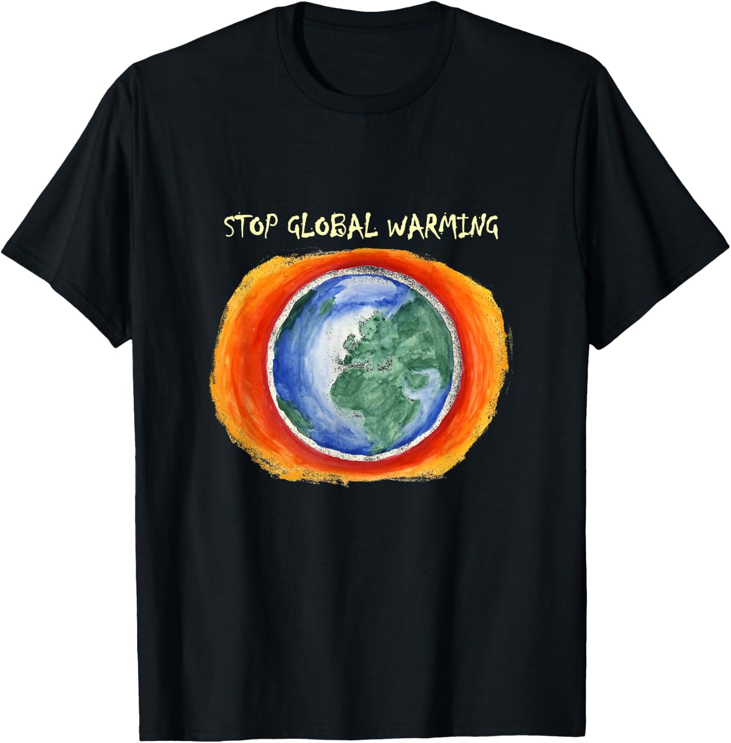 Stop Global Warming T-Shirt - T-Shirt | Black