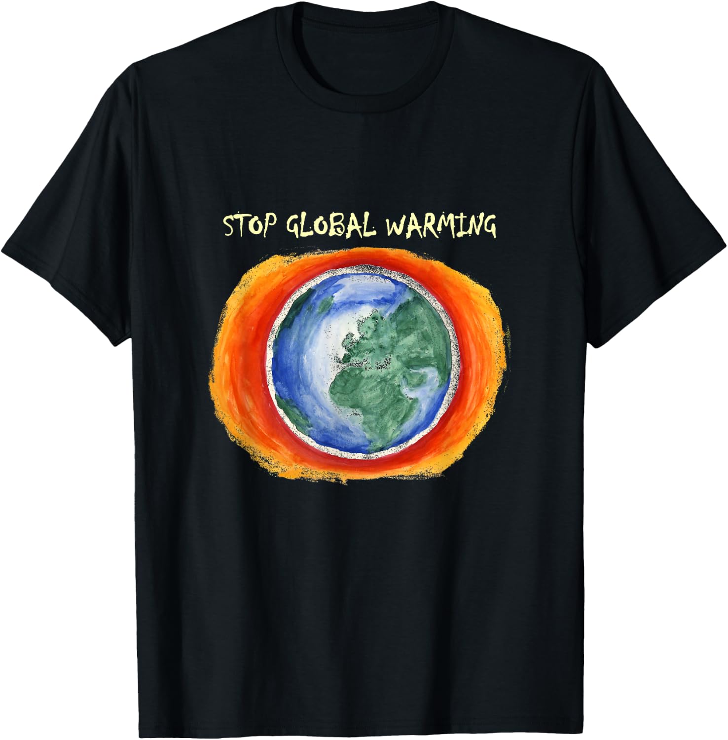 Stop Global Warming T-Shirt - T-Shirt | Black