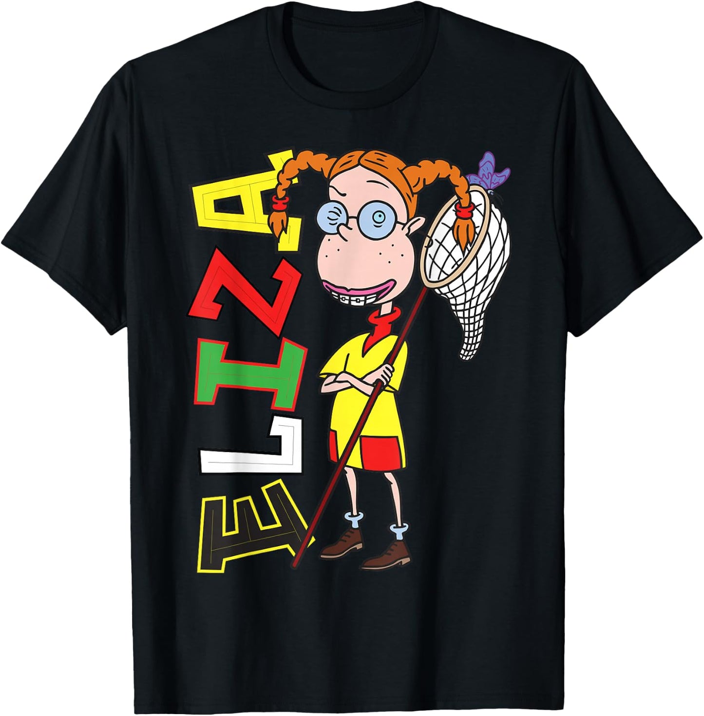 The Wild Thornberrys Eliza Type T-Shirt - T-Shirt | Black