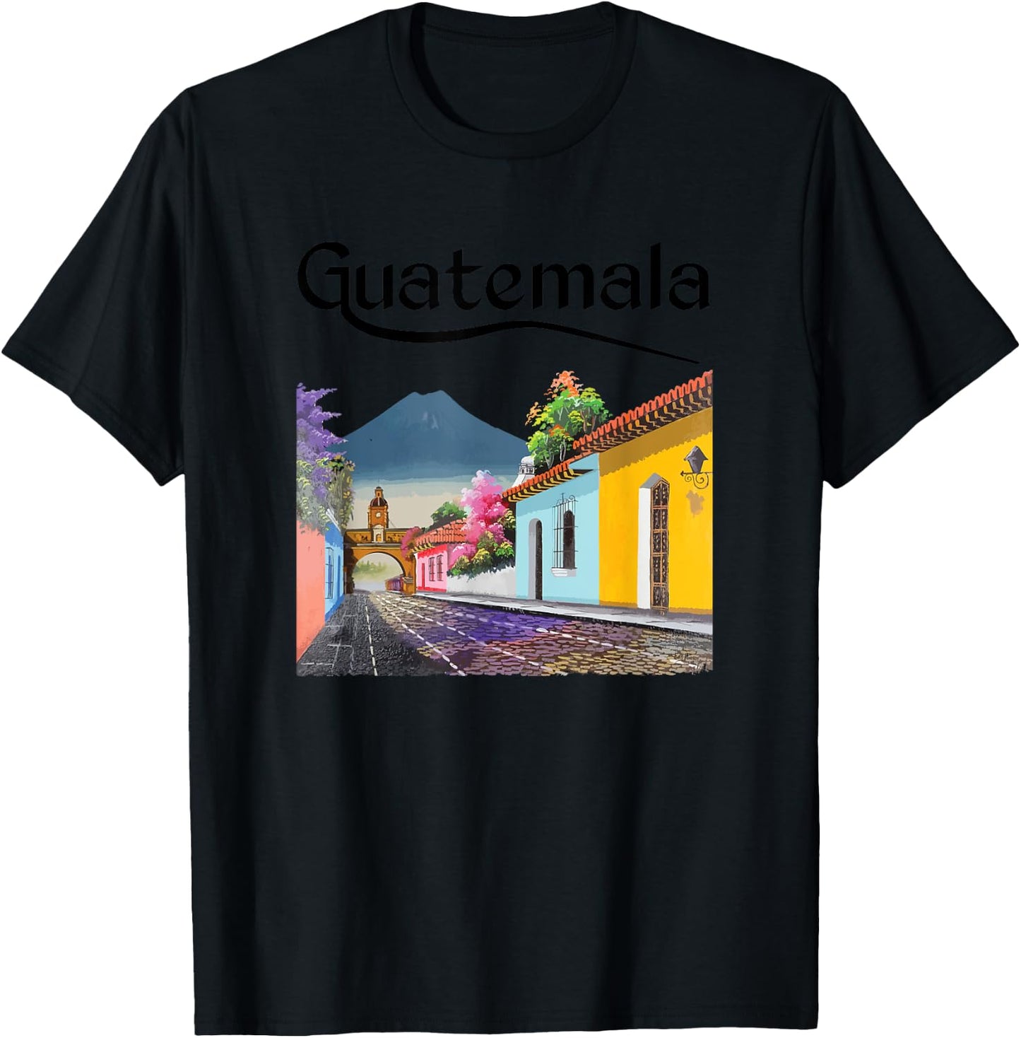 Quetzal Guatemala Tikal Peten Chapin Maya Antigua Gift T-Shirt - T-Shirt | Black
