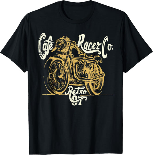 Cafe Racer - Vintage Motorcycle - CB-Rider T-Shirt - T-Shirt | Black